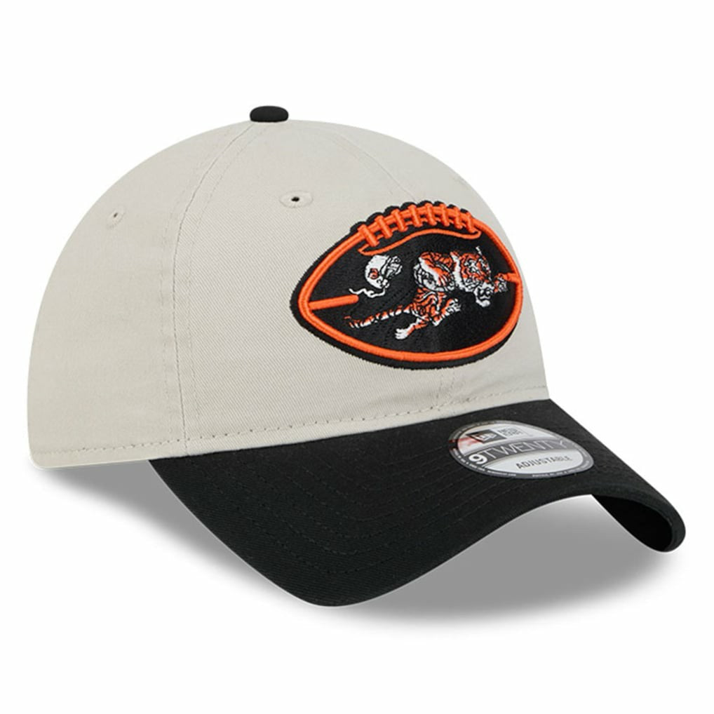 Cincinnati Bengals New Era 2024 Sideline Historic 9TWENTY Adjustable Hat - Stone/Black for sale