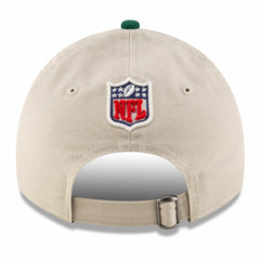 New York Jets New Era 2024 Sideline Historic 9TWENTY Adjustable Hat - Stone/Green outlet
