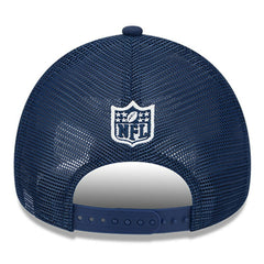 Dallas Cowboys New Era Youth 2024 Sideline Historic 9FORTY A-Frame Trucker Adjustable Hat - Stone/Navy sale