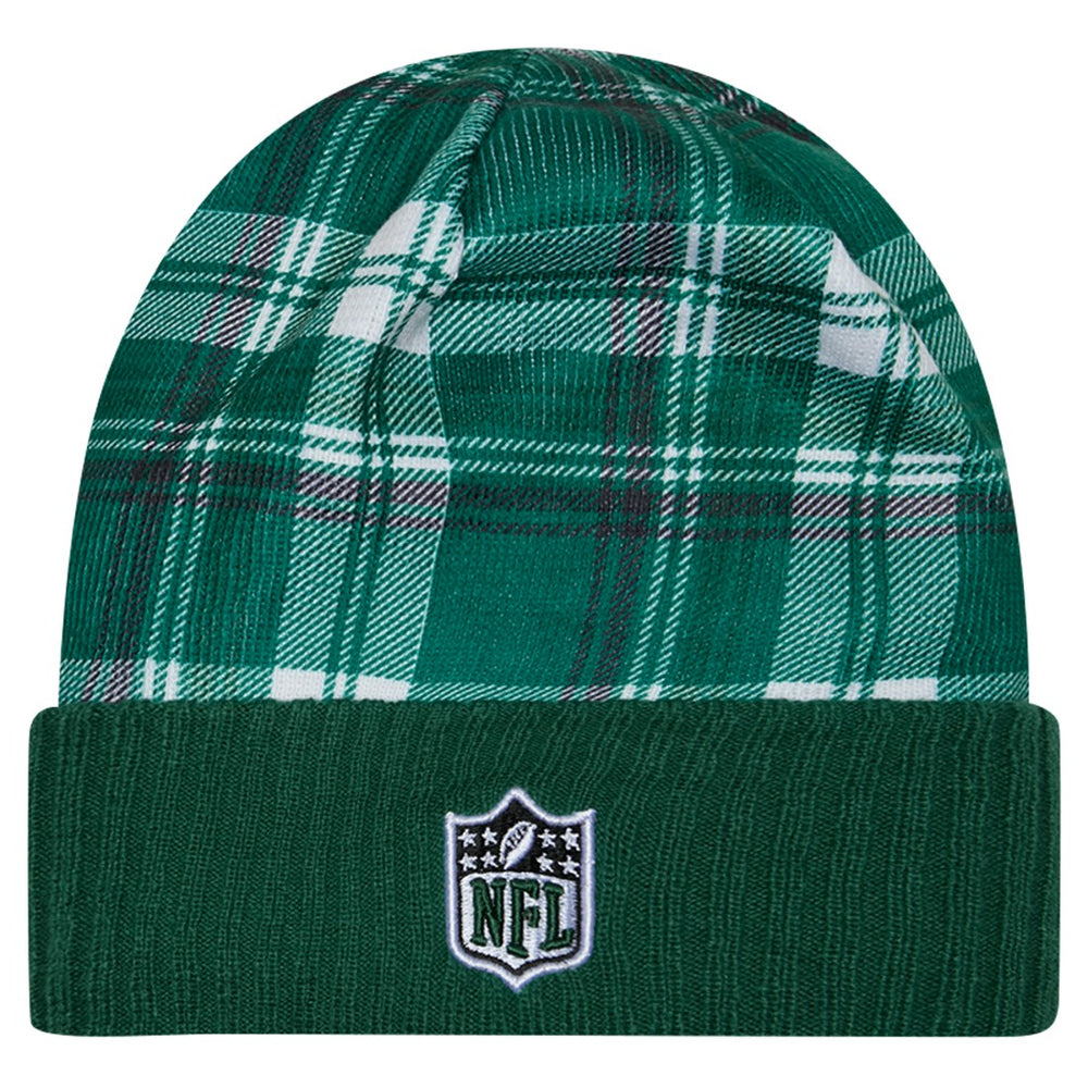 New York Jets New Era Sideline Statement Cuffed Knit Hat - Green for sale
