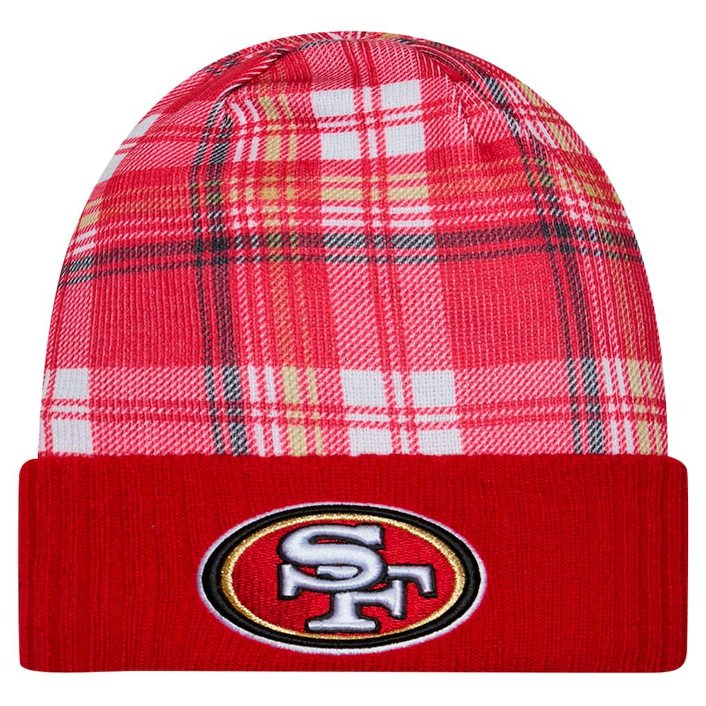San Francisco 49ers New Era Sideline Statement Cuffed Knit Hat - Scarlet cheap