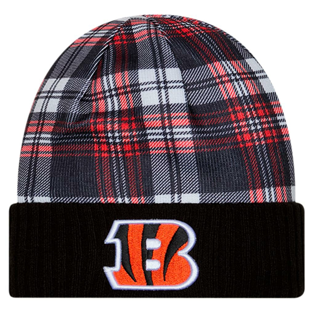 Cincinnati Bengals New Era Sideline Statement Cuffed Knit Hat - Black discount