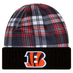 Cincinnati Bengals New Era Sideline Statement Cuffed Knit Hat - Black discount