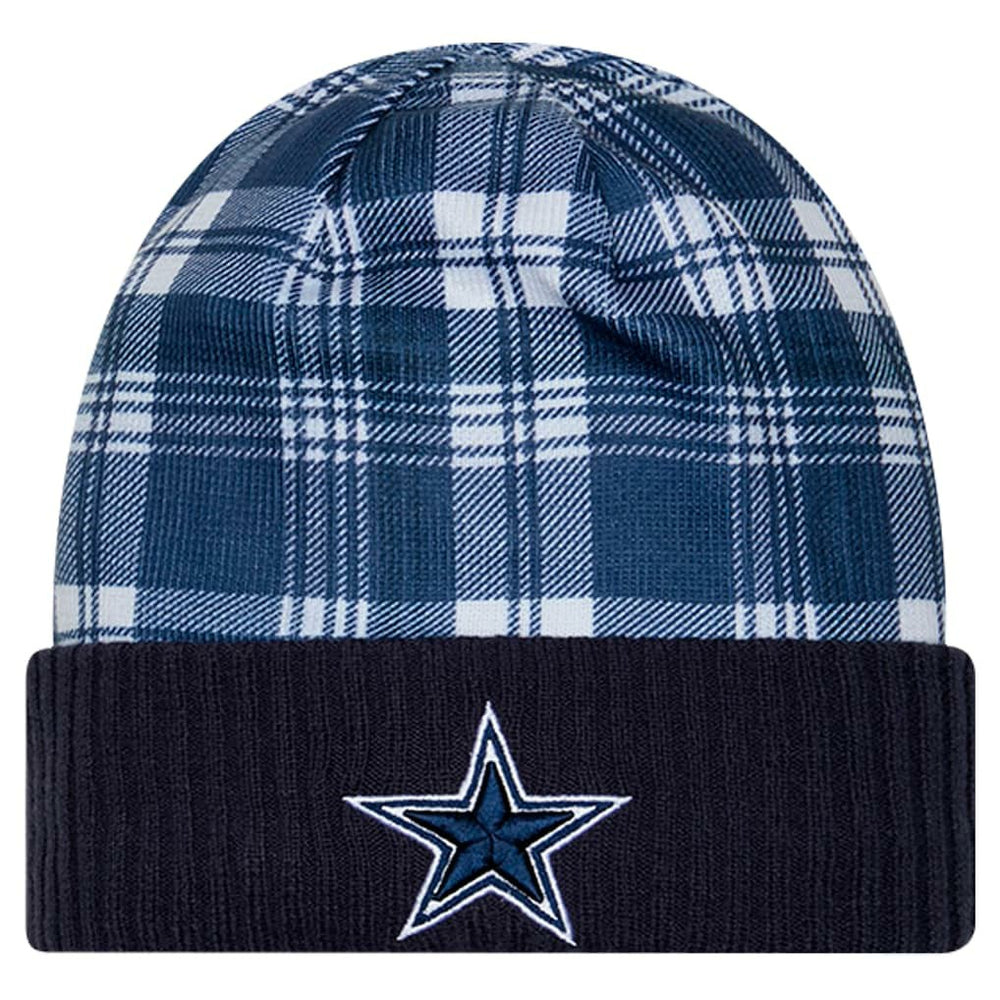 Dallas Cowboys New Era Sideline Statement Cuffed Knit Hat - Navy for sale