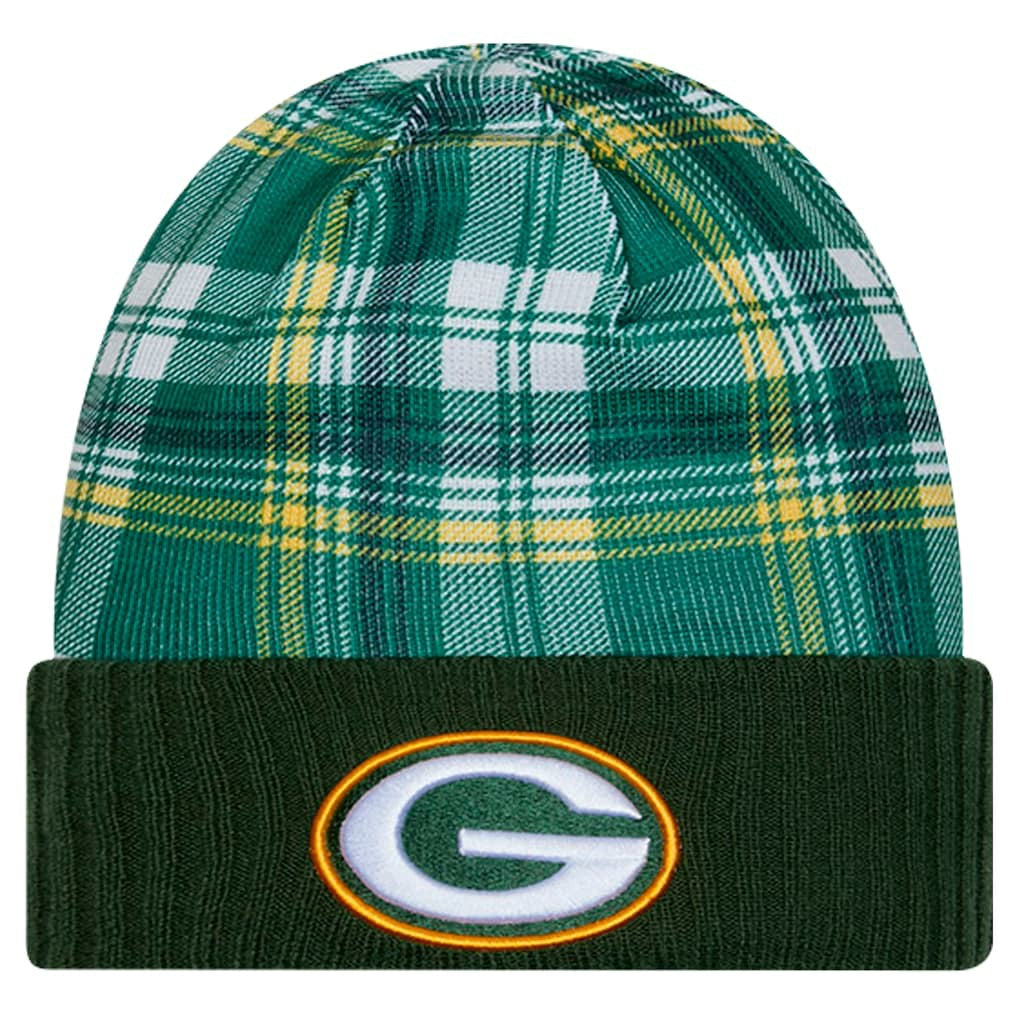 Green Bay Packers New Era Sideline Statement Cuffed Knit Hat - Green outlet