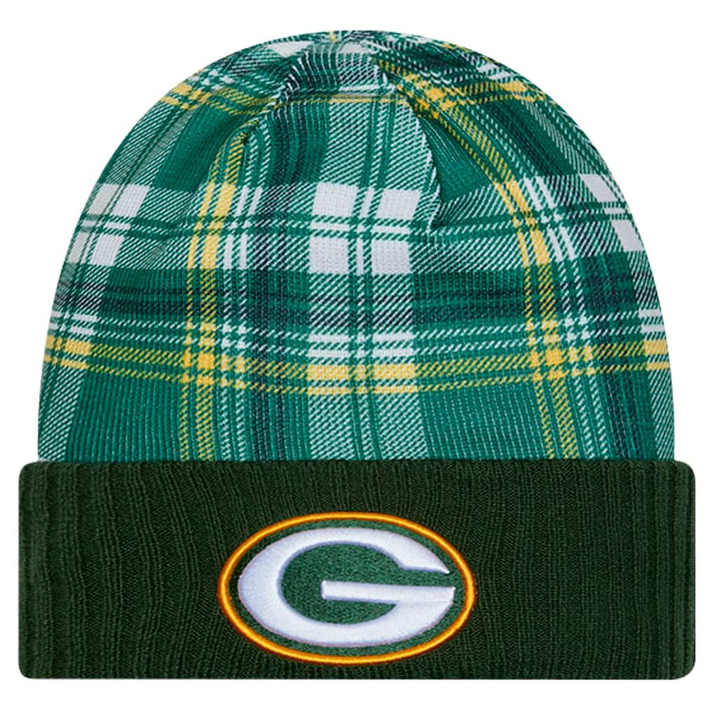 Green Bay Packers New Era Sideline Statement Cuffed Knit Hat - Green outlet