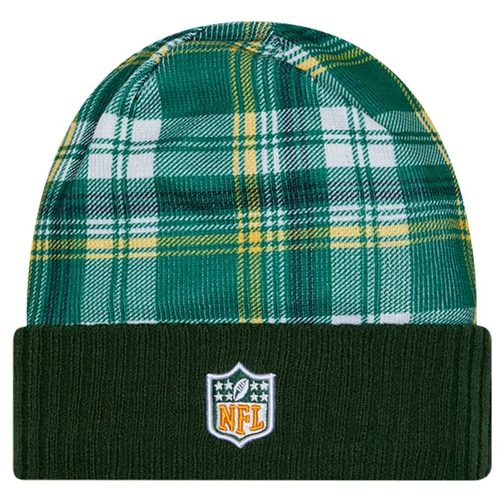 Green Bay Packers New Era Sideline Statement Cuffed Knit Hat - Green outlet