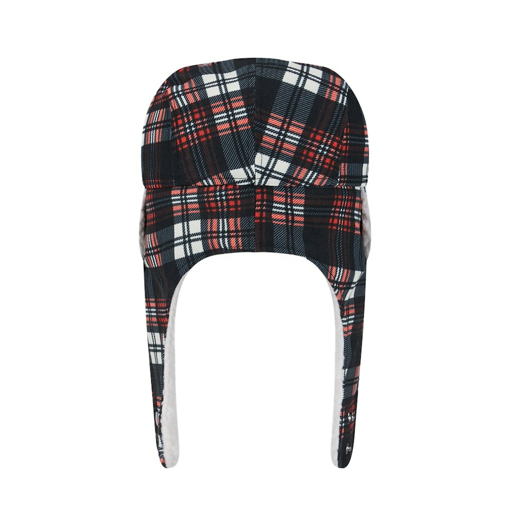 Cincinnati Bengals New Era Sideline Plaid Sherpa Trapper Hat - Black on sale
