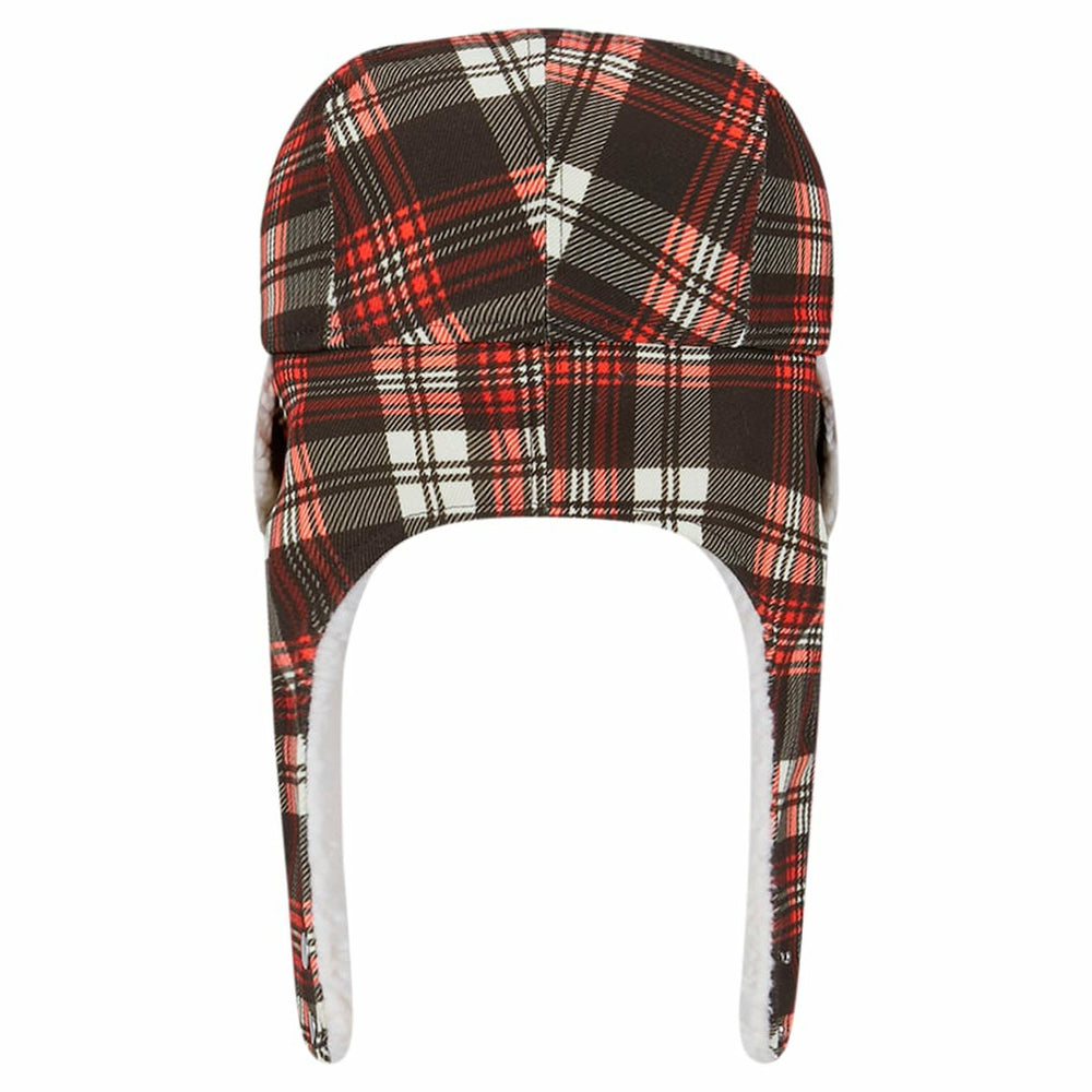 Cleveland Browns New Era Sideline Plaid Sherpa Trapper Hat - Brown on sale