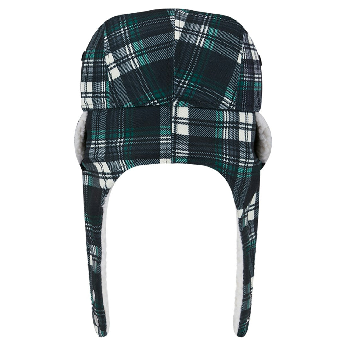 New York Jets New Era Sideline Plaid Sherpa Trapper Hat - Black for sale