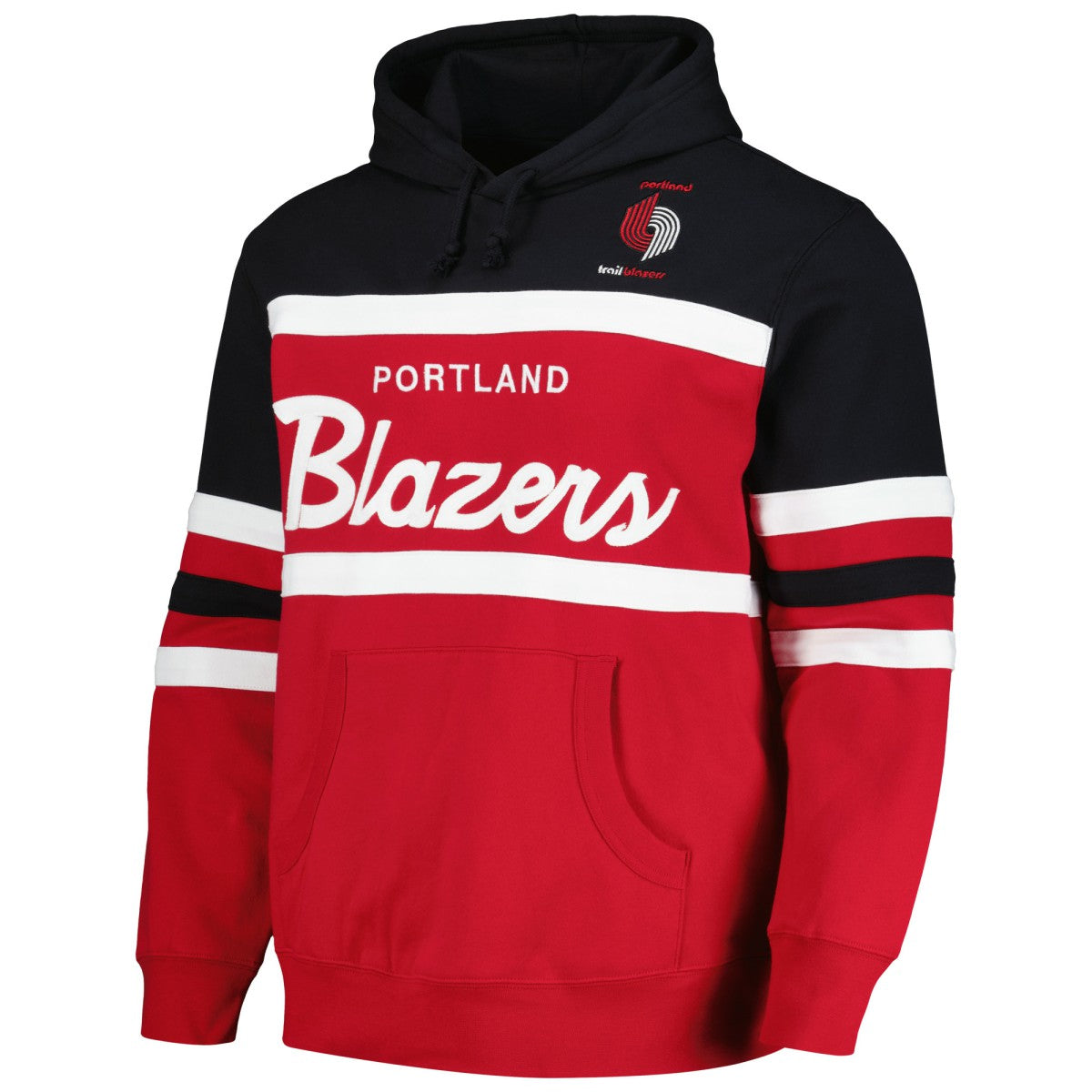 Portland Trail Blazers Head Coach Pullover Hoodie - Red/Black discount