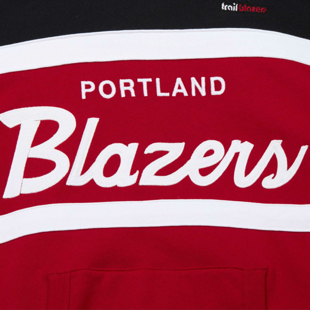Portland Trail Blazers Head Coach Pullover Hoodie - Red/Black discount