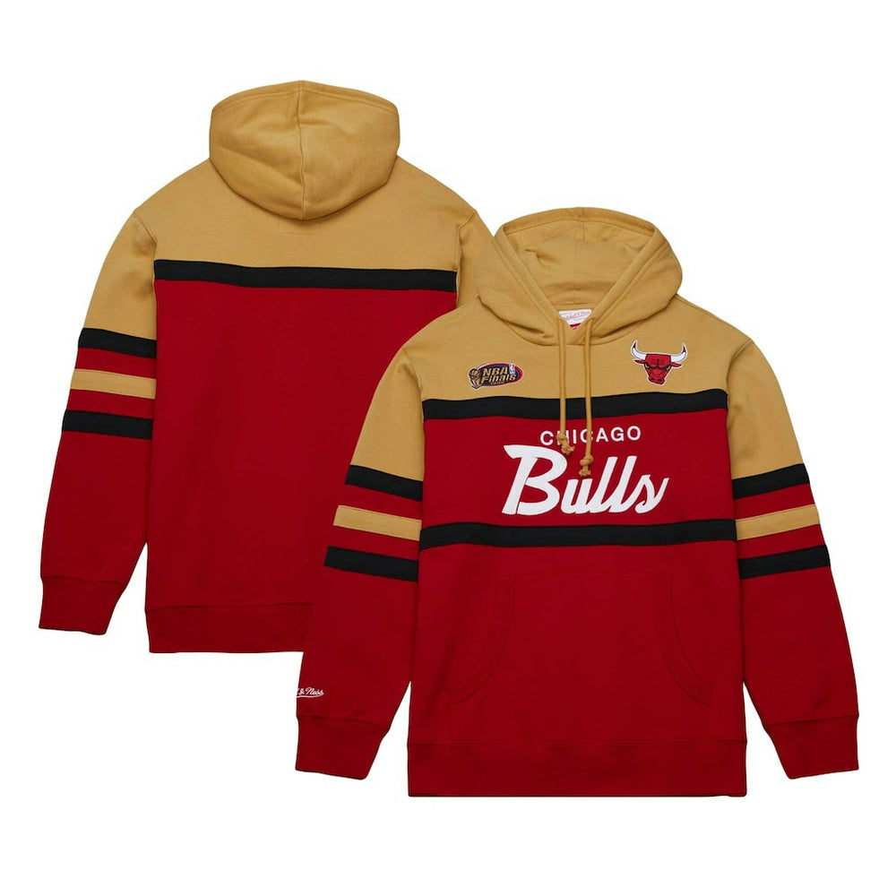 Chicago Bulls Head Coach Pullover Hoodie - Red/Gold for sale