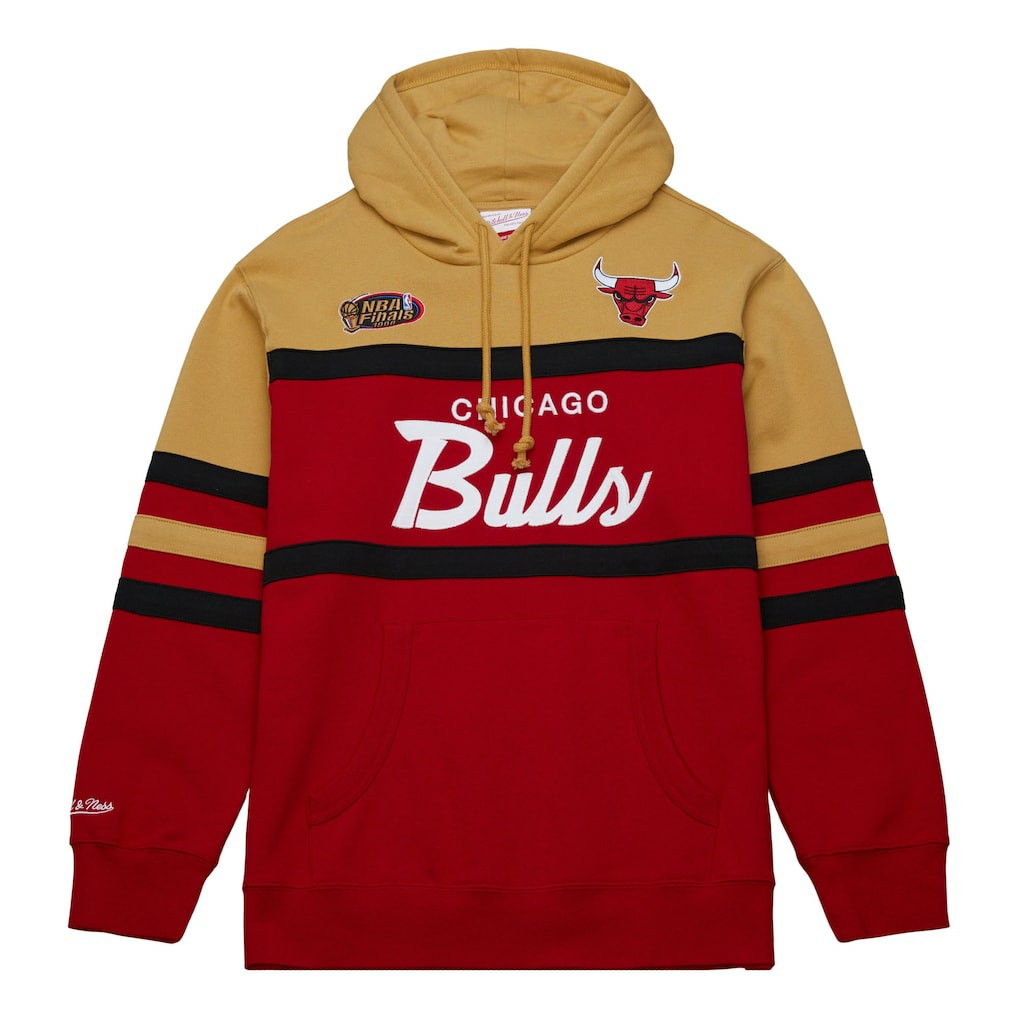 Chicago Bulls Head Coach Pullover Hoodie - Red/Gold for sale