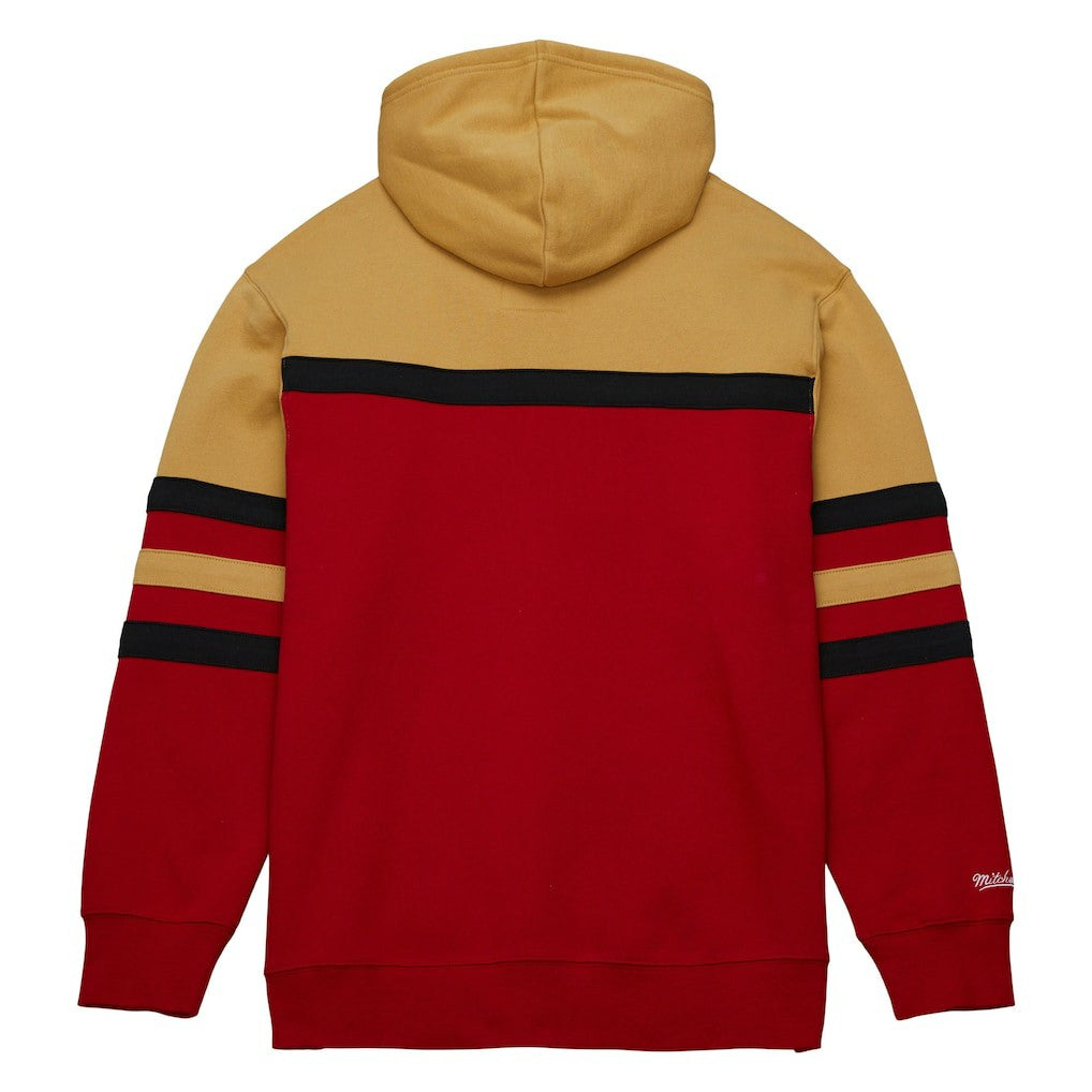 Chicago Bulls Head Coach Pullover Hoodie - Red/Gold for sale