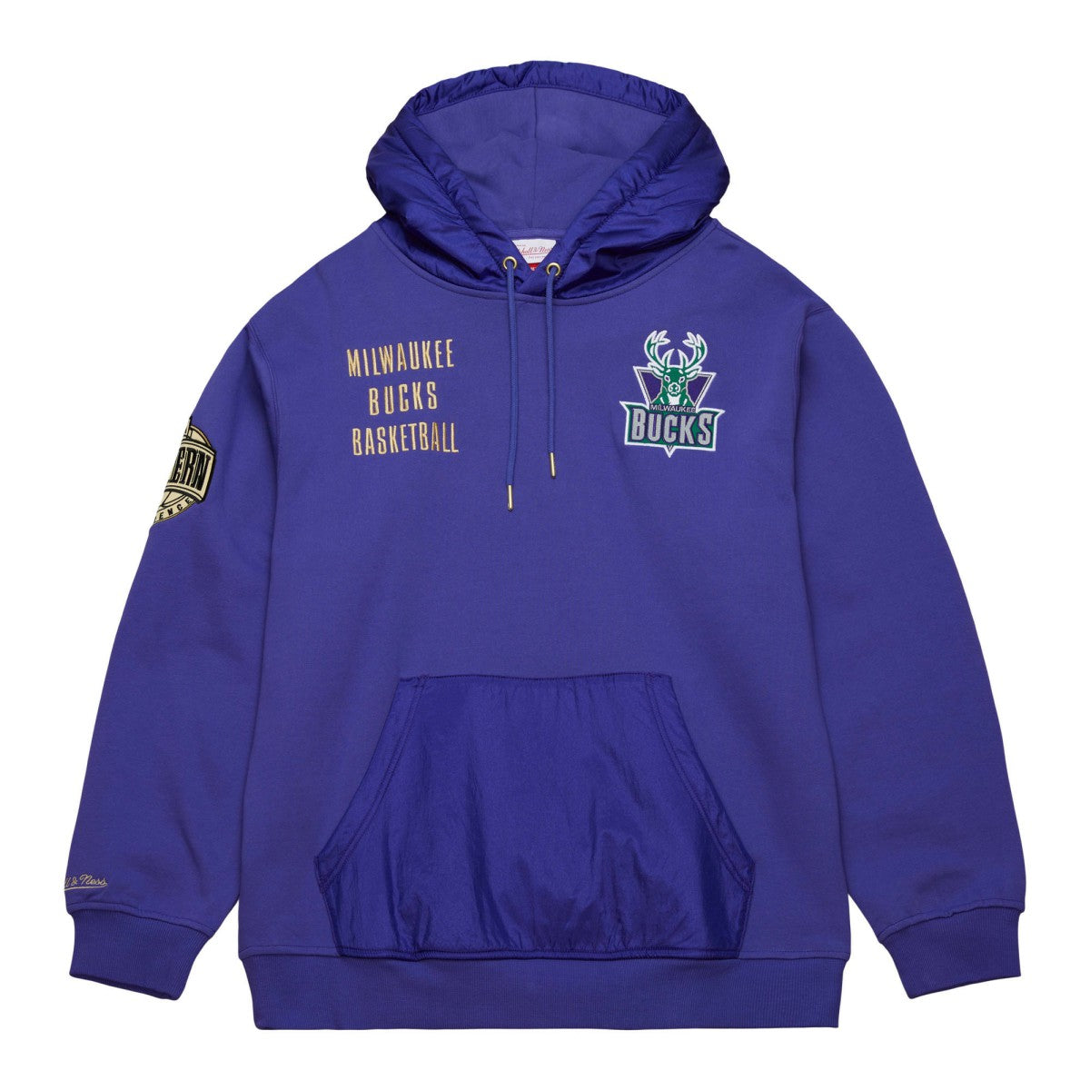 Milwaukee Bucks Team OG 2.0 Vintage Logo Fleece Pullover Hoodie - Purple for sale