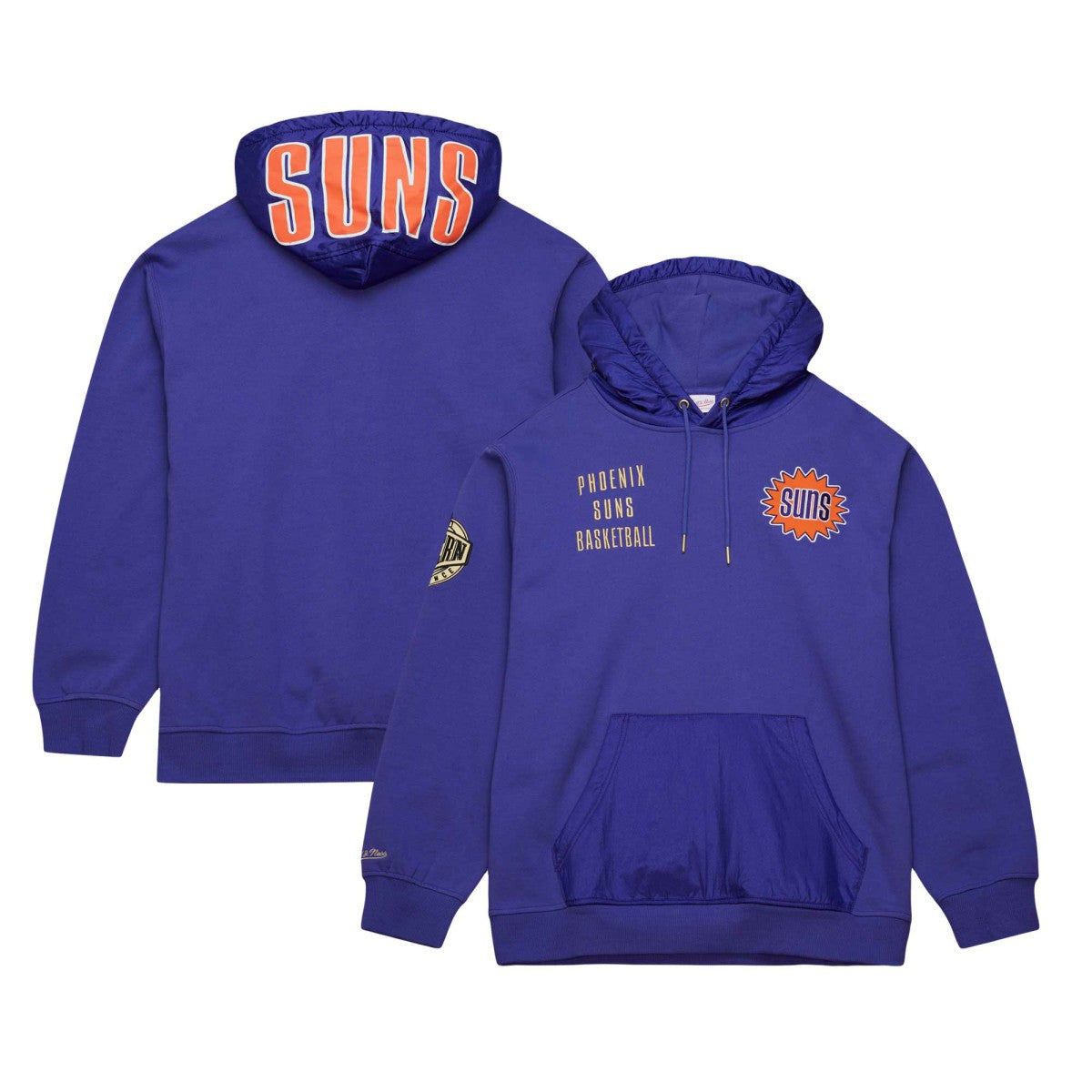 Phoenix Suns Team OG 2.0 Vintage Logo Fleece Pullover Hoodie - Purple online