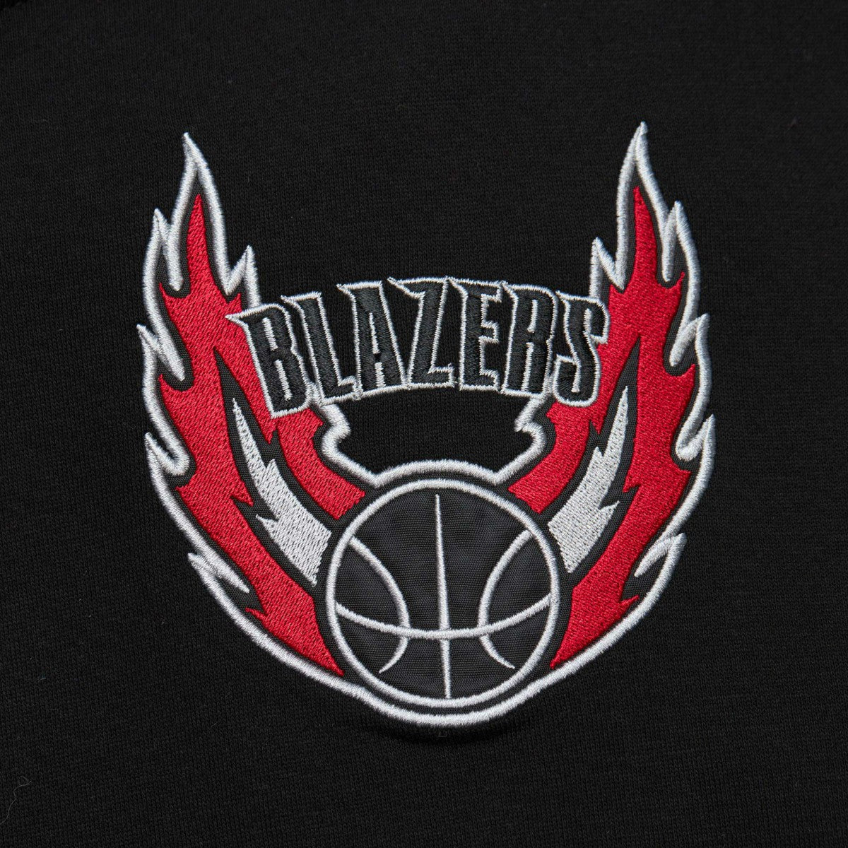 Portland Trail Blazers Team OG 2.0 Vintage Logo Fleece Pullover Hoodie - Black for sale