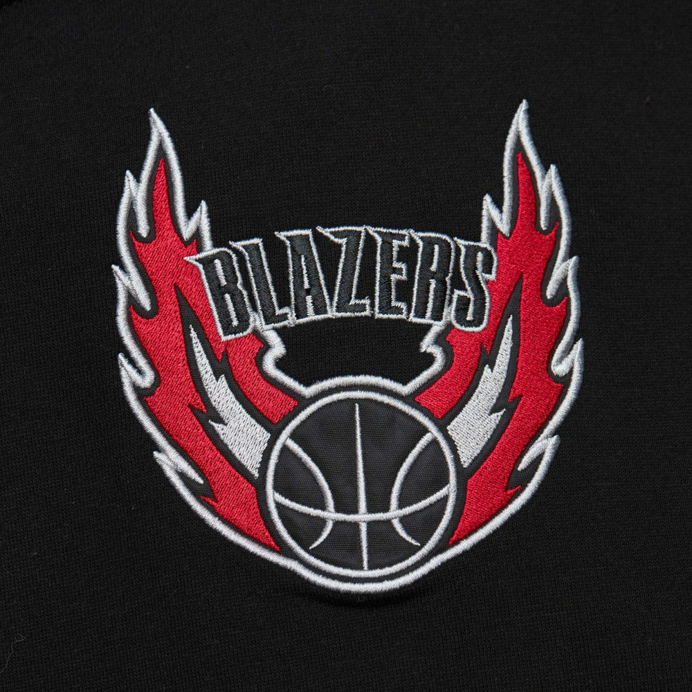 Portland Trail Blazers Team OG 2.0 Vintage Logo Fleece Pullover Hoodie - Black for sale