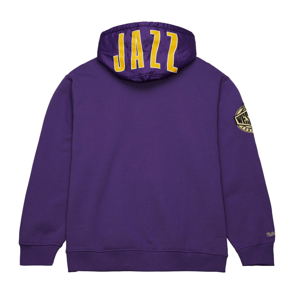Utah Jazz Team OG 2.0 Vintage Logo Fleece Pullover Hoodie - Purple discount