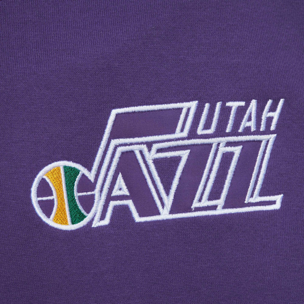 Utah Jazz Team OG 2.0 Vintage Logo Fleece Pullover Hoodie - Purple discount