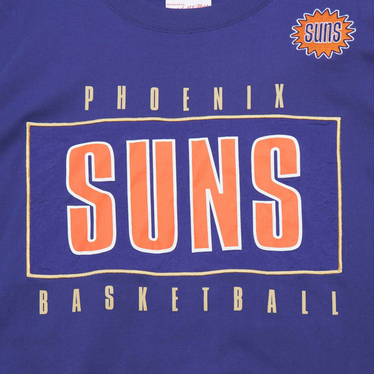 Phoenix Suns Hardwood Classics Team OG 2.0 Premium Vintage Logo T-Shirt - Purple on sale