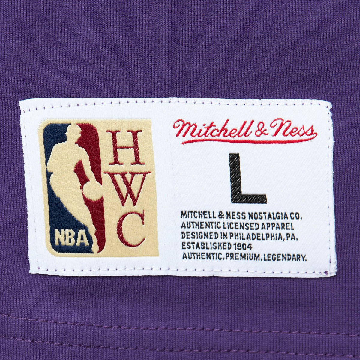 Utah Jazz Hardwood Classics Team OG 2.0 Premium Vintage Logo T-Shirt - Purple outlet