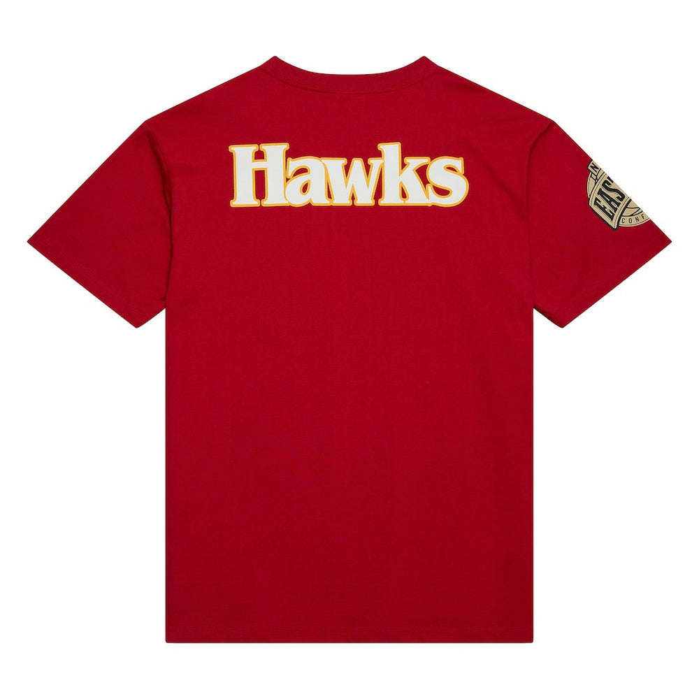Atlanta Hawks Hardwood Classics Team OG 2.0 Premium Vintage Logo T-Shirt - Red outlet