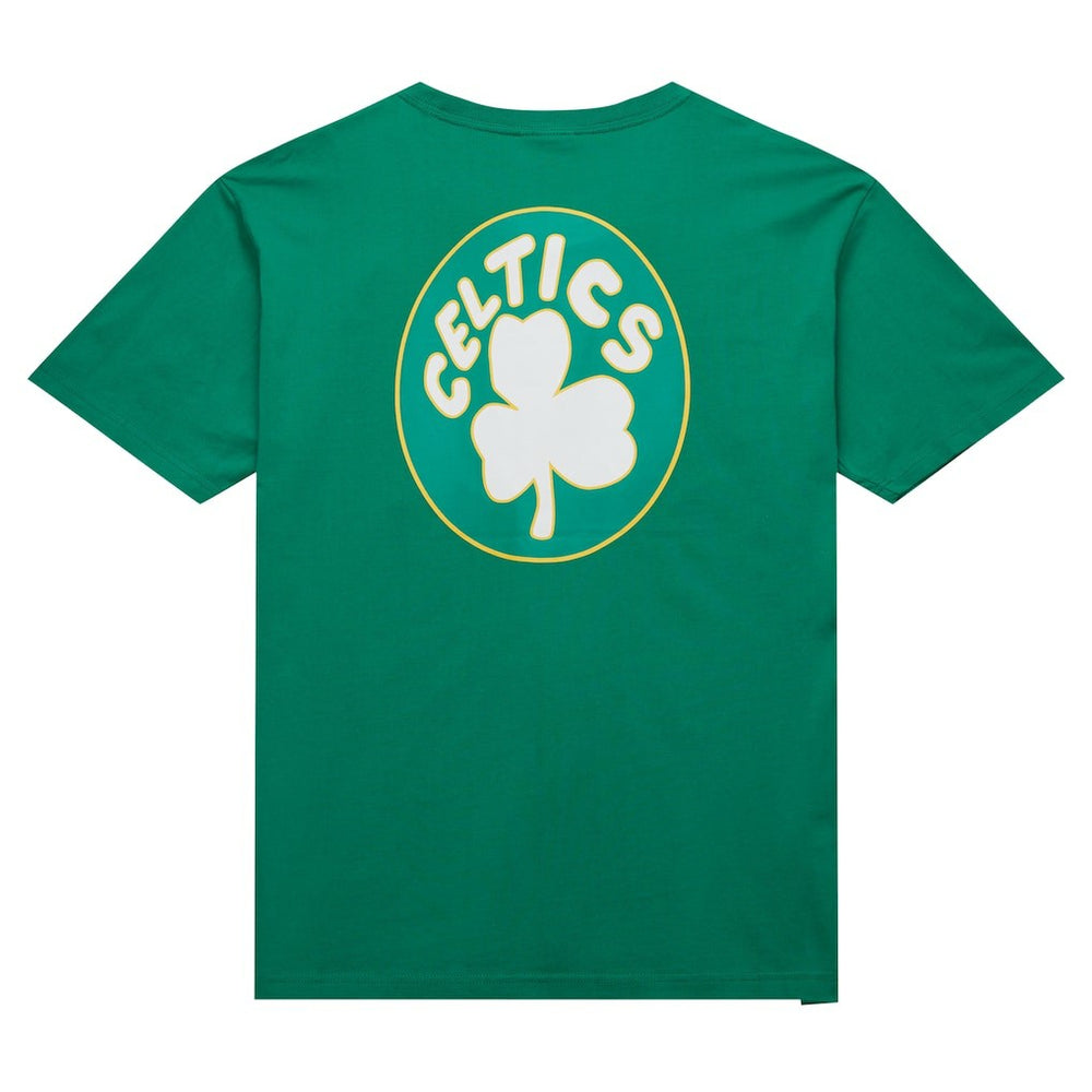 Boston Celtics Hardwood Classics Team OG 2.0 Premium Vintage Logo T-Shirt - Kelly Green cheap