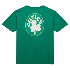 Boston Celtics Hardwood Classics Team OG 2.0 Premium Vintage Logo T-Shirt - Kelly Green cheap