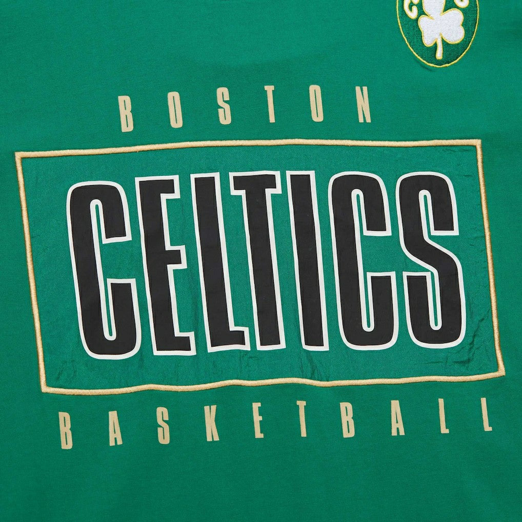 Boston Celtics Hardwood Classics Team OG 2.0 Premium Vintage Logo T-Shirt - Kelly Green cheap