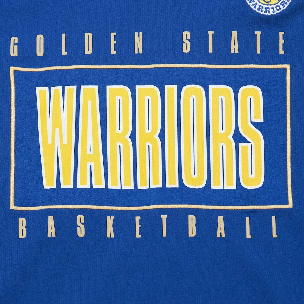 Golden State Warriors Hardwood Classics Team OG 2.0 Premium Vintage Logo T-Shirt sale - Royal for sale