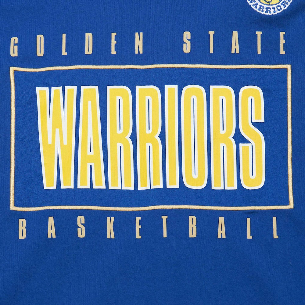 Golden State Warriors Hardwood Classics Team OG 2.0 Premium Vintage Logo T-Shirt sale - Royal for sale