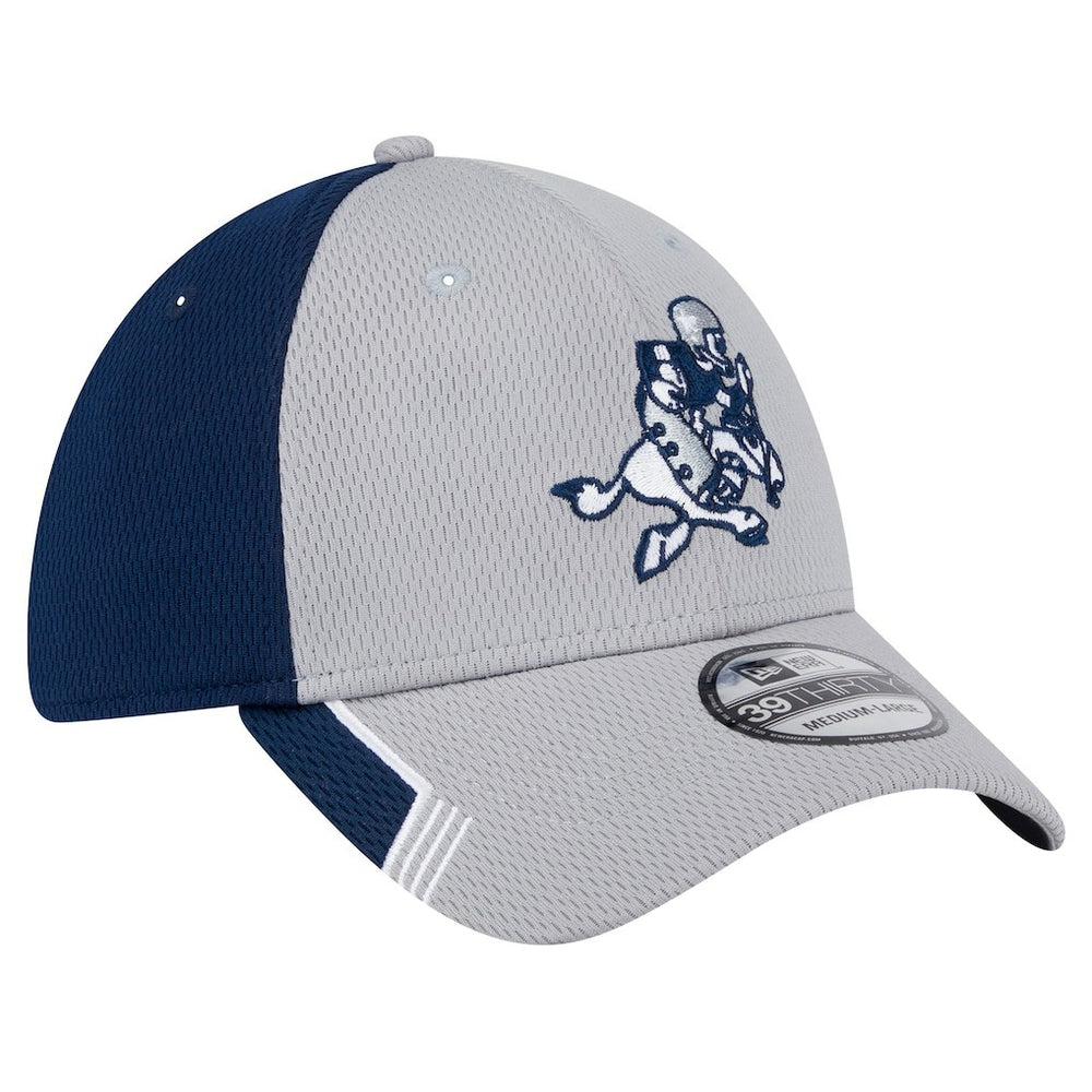 New Era Dallas Cowboys Gray Retro Joe Active Visor Trim 39THIRTY Flex Hat online