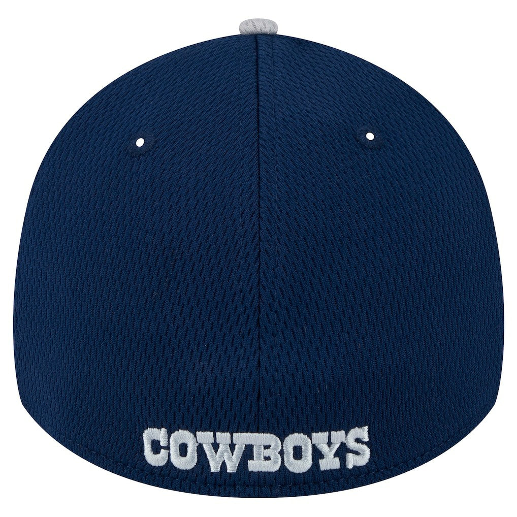 New Era Dallas Cowboys Gray Retro Joe Active Visor Trim 39THIRTY Flex Hat online