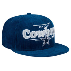 Dallas Cowboys New Era Display Corduroy 9FIFTY Snapback Hat - Navy for sale