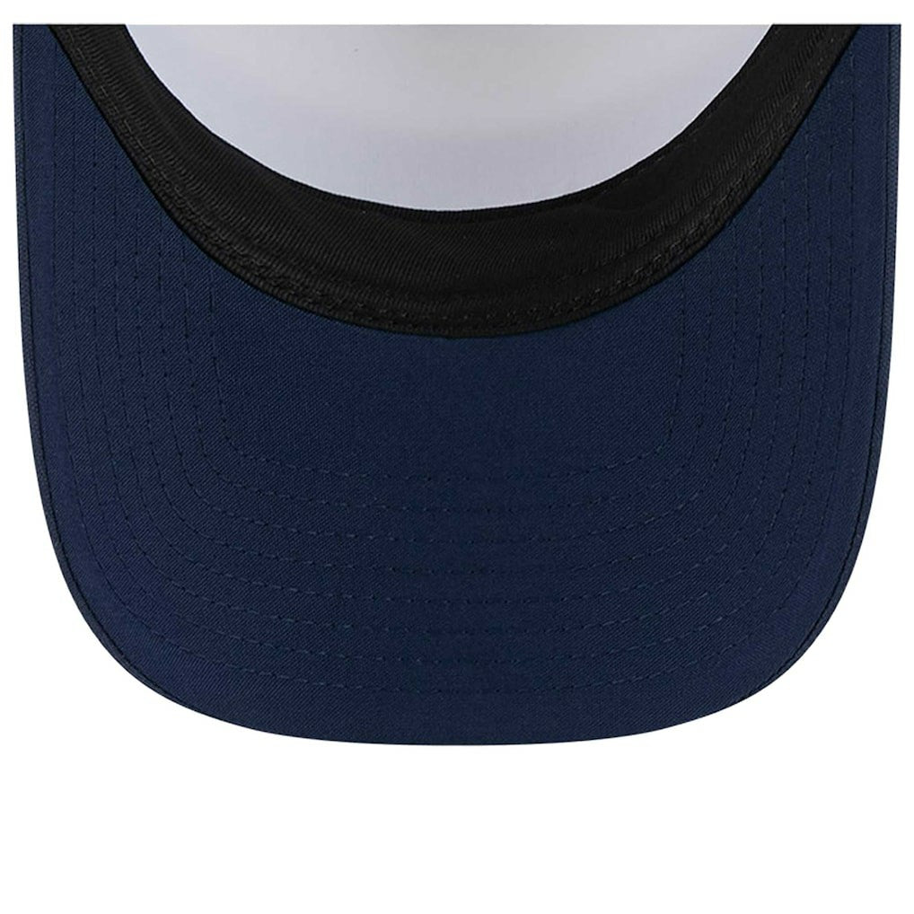 Dallas Cowboys New Era Sport Night Color Block 9FORTY A-Frame Trucker Adjustable Hat - White/Navy sale