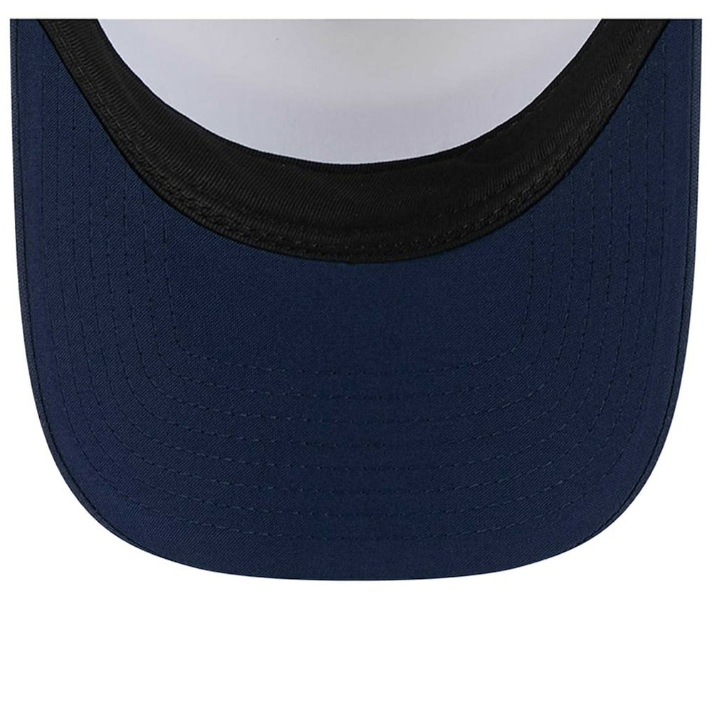 Dallas Cowboys New Era Sport Night Color Block 9FORTY A-Frame Trucker Adjustable Hat - White/Navy sale