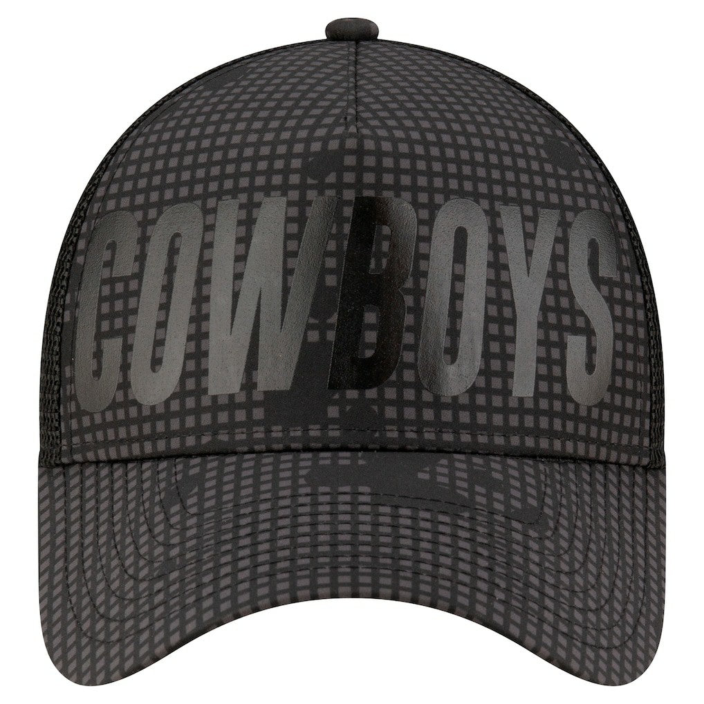 Dallas Cowboys New Era Midnight Ink Tonal A-Frame 9FORTY Adjustable Hat - Graphite discount