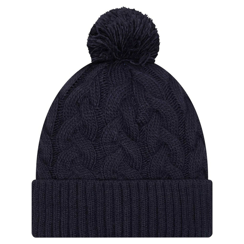 Dallas Cowboys New Era Women's Cable Knit Hat with Pom - Navy sale