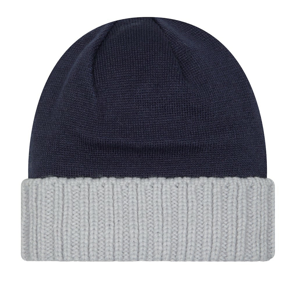 Dallas Cowboys New Era Oversize Cuffed Knit Hat - Navy/Gray for sale