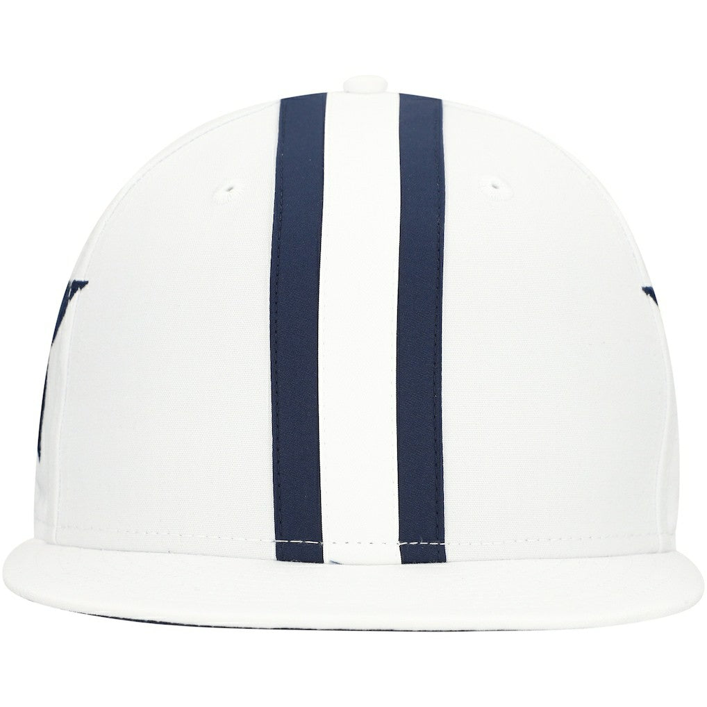 Dallas Cowboys New Era Helmet 9FIFTY Snapback Hat - White discount