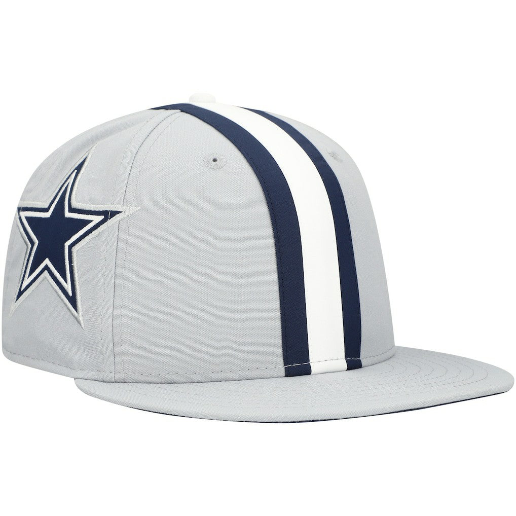 Dallas Cowboys New Era Helmet 9FIFTY Snapback Hat - Gray outlet
