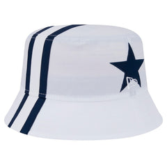 Dallas Cowboys New Era Helmet Bucket Hat - White discount