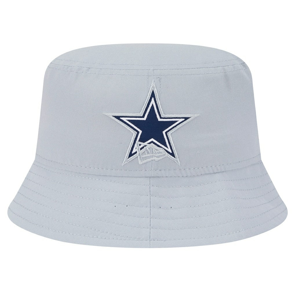 Dallas Cowboys New Era Helmet Bucket Hat - Gray for sale