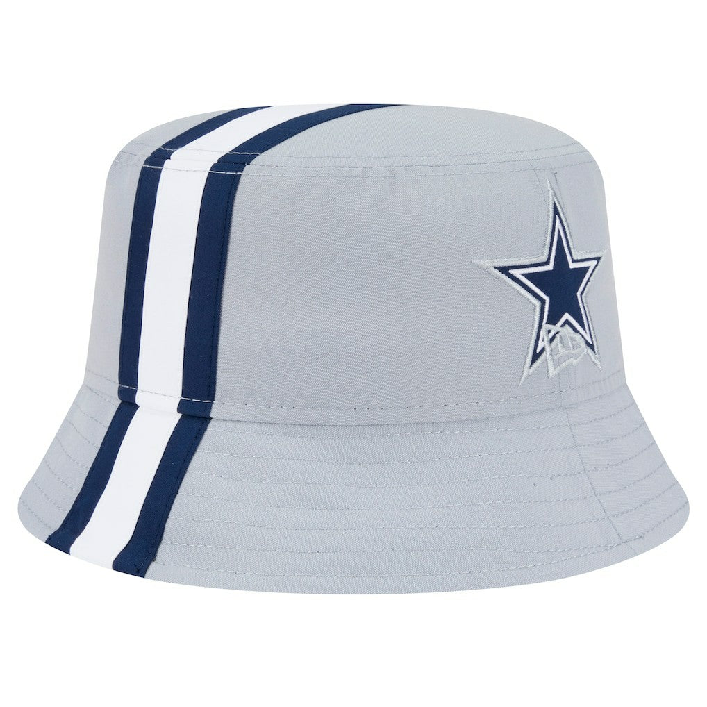 Dallas Cowboys New Era Helmet Bucket Hat - Gray for sale