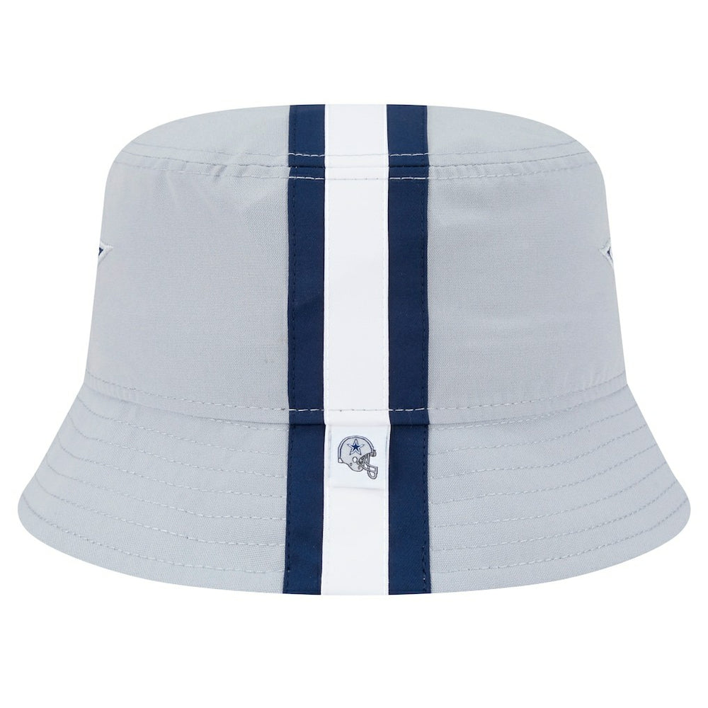Dallas Cowboys New Era Helmet Bucket Hat - Gray for sale