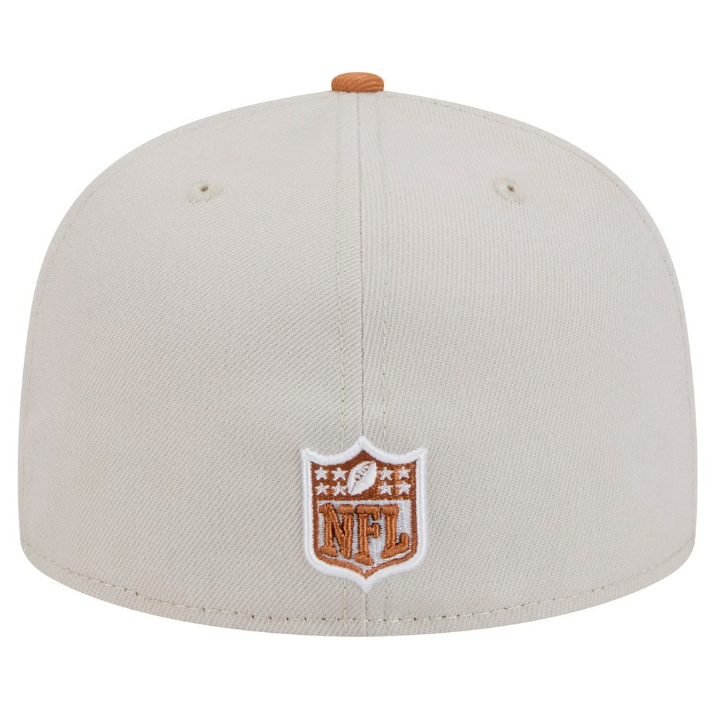 Dallas Cowboys New Era Two-Tone Color Pack 59FIFTY Fitted Hat - Stone/Brown for sale