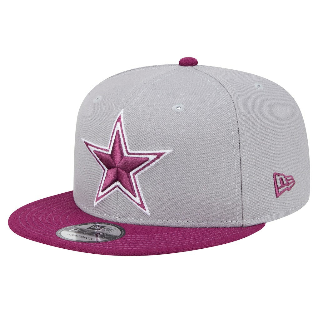 Dallas Cowboys New Era Two-Tone Color Pack 9FIFTY Snapback Hat - Gray outlet