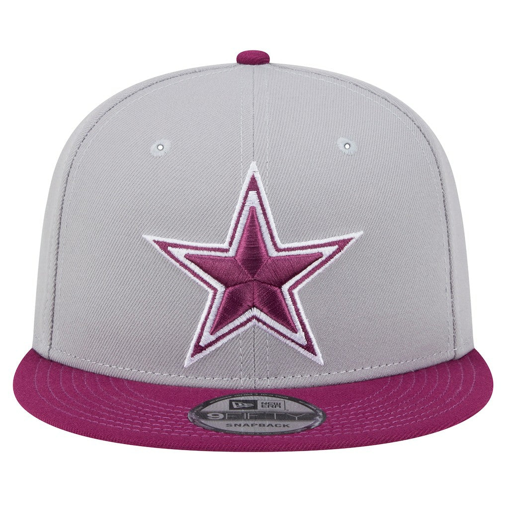 Dallas Cowboys New Era Two-Tone Color Pack 9FIFTY Snapback Hat - Gray outlet